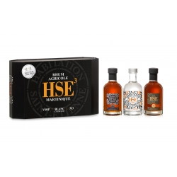 HSE Rhum Coffret Dégustation "Classics" (VSOP-Blanc 2018 -XO) 46° 3X20 cl Martinique