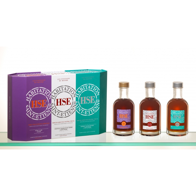 Coffret Rhums Découverte Diplomatico, Don Papa, Bumbu - Coffret Luxe