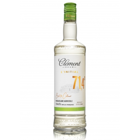 Clément Rhum Blanc L’Initial Brut de Colonne 71,4°  70cl Martinique