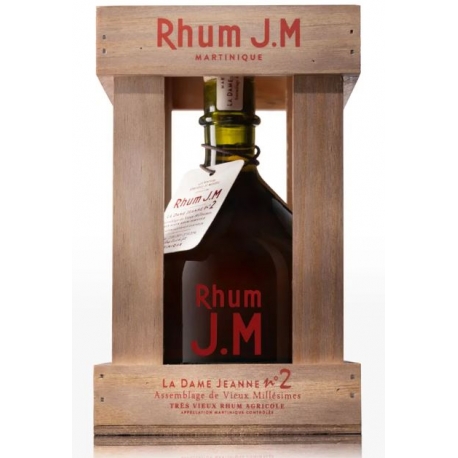 JM Rhum Vieux Multimillésime Dame Jeanne N° 2 45,9° 70cl Martinique