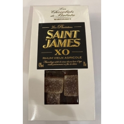 Les Chocolats de Balata Tablette Saint James Douceurs au Rhum Vieux 120g