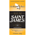 Les Chocolats de Balata Tablette Saint James Chocolat noir 72% Ganache Rhum Banane flambée 120g