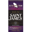 Les Chocolats de Balata Tablette Saint James Chocolat noir 72% Ganache Rhum 120g