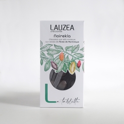 Lauzéa Tablette Chocolat Noir Noirekla aux éclats de fèves de Martinique 64% 90g