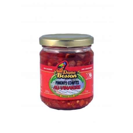 Dame besson piments confits au vinaigre 200 g