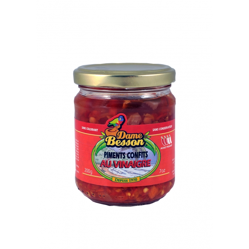 Assortiment de 5 pâtes de piments (5x100g) Toco Guyane