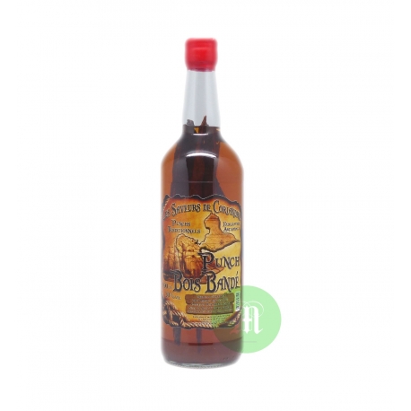 Saveurs de Coriandre Punch bois bande 30° 1L Guadeloupe