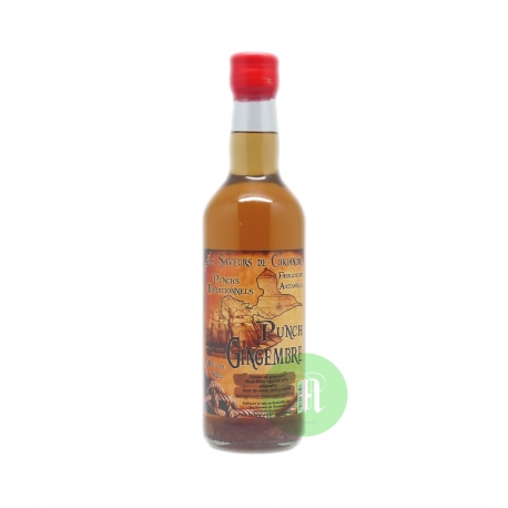 Saveurs de Coriandre Punch gingembre 30° 50 cl Guadeloupe