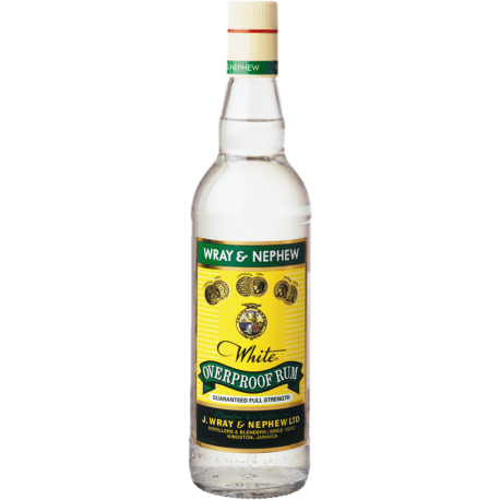 Wray & nephew Rhum Blanc over proof wop 63° 70 cl Jamaïque