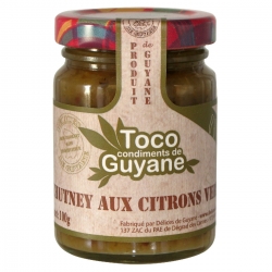 Toco chutney aux citrons verts 100 g Guyane