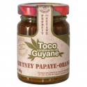 Toco Chutney Papaye Orange 100g Guyane
