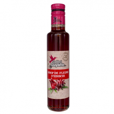 Colibri sirop d'hibiscus 25 cl Délices Guyane