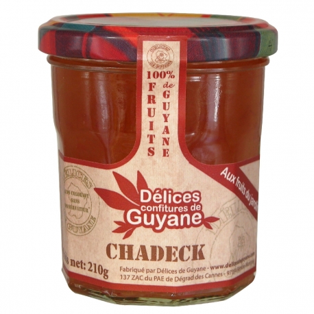 Délices Guyane confiture de chadeck 210 g