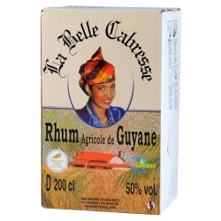 Belle cabresse Rhum Blanc 50° cubi 2L Guyane